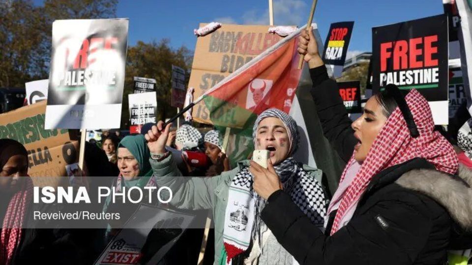 تظاهرات ضد صهیونیستی در لندن