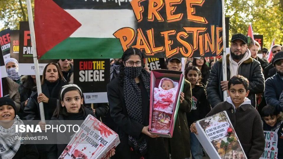 تظاهرات ضد صهیونیستی در لندن