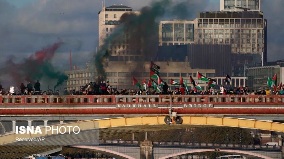 تظاهرات ضد صهیونیستی در لندن