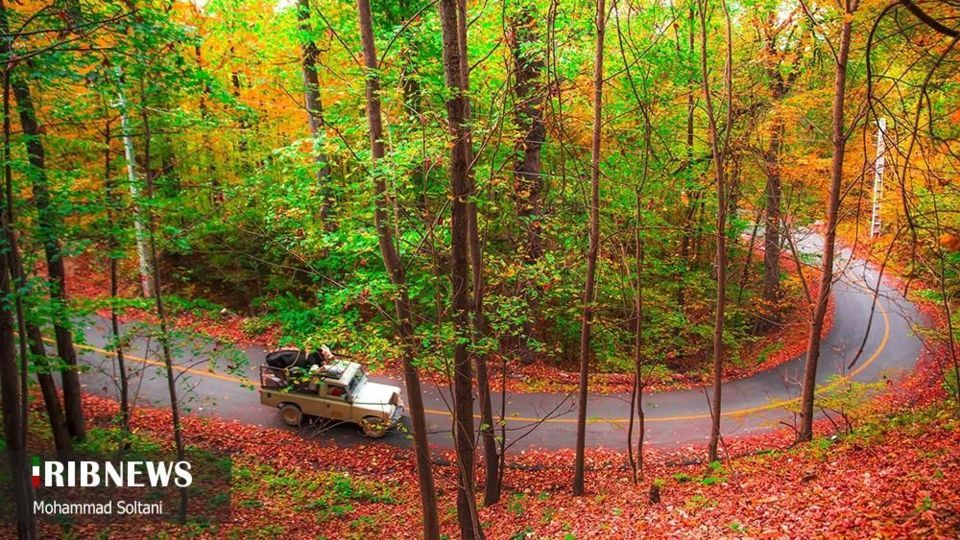طبیعت مازندران در پاییز هزار رنگ