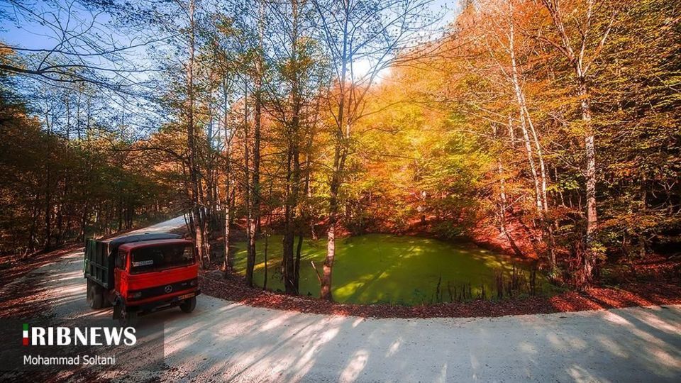 طبیعت مازندران در پاییز هزار رنگ