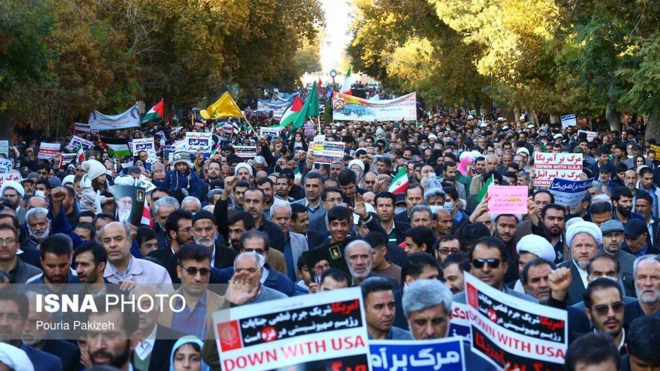 راهپیمایی مردم سراسر کشور در حمایت از کودکان و زنان مظلوم غزه 