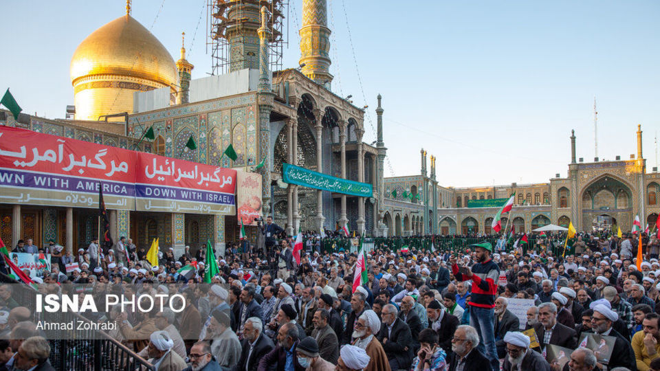 راهپیمایی مردم سراسر کشور در حمایت از کودکان و زنان مظلوم غزه 