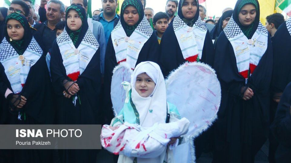 راهپیمایی مردم سراسر کشور در حمایت از کودکان و زنان مظلوم غزه 