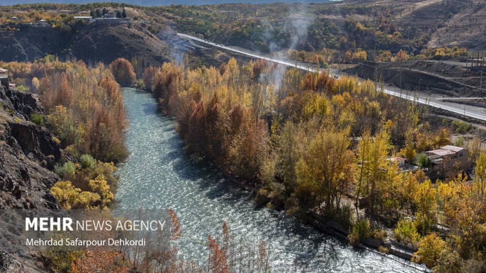 طبیعت پاییزی زاینده رود