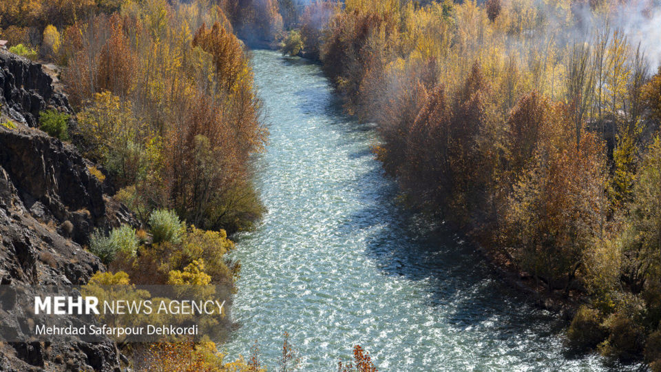 طبیعت پاییزی زاینده رود