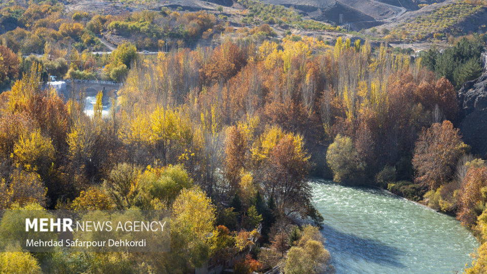 طبیعت پاییزی زاینده رود