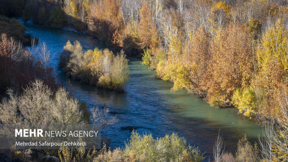 طبیعت پاییزی زاینده رود