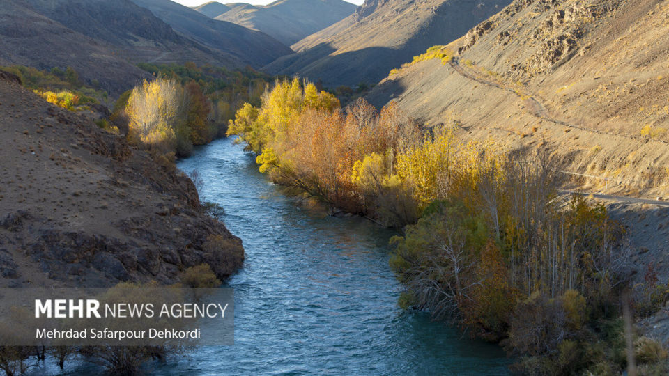 طبیعت پاییزی زاینده رود