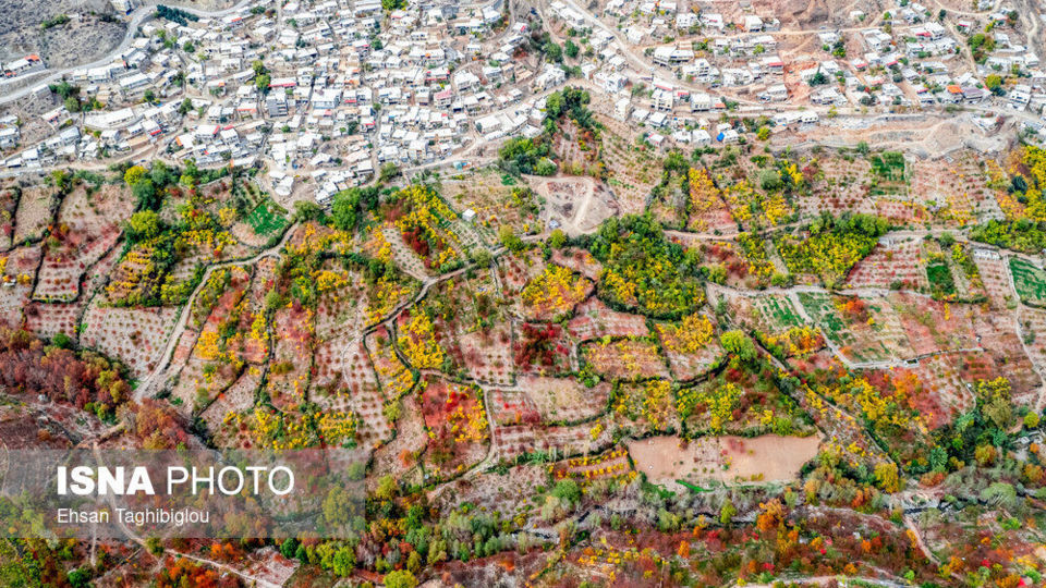 پاییز هزار رنگ در روستای «شیت»