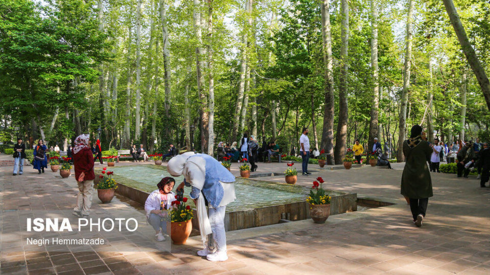 فصل لاله ها در باغ ایرانی