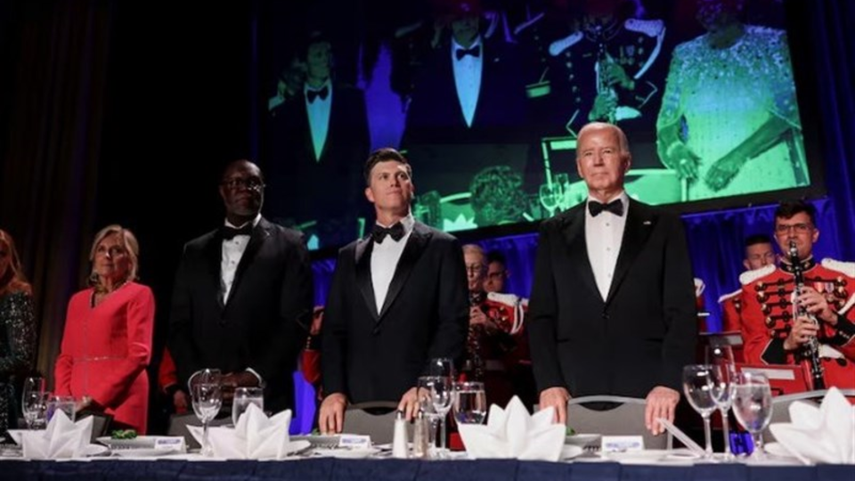 انتقاد بایدن از ترامپ در مهمانی کاخ سفید انتقاد بایدن از ترامپ در مهمانی کاخ سفید