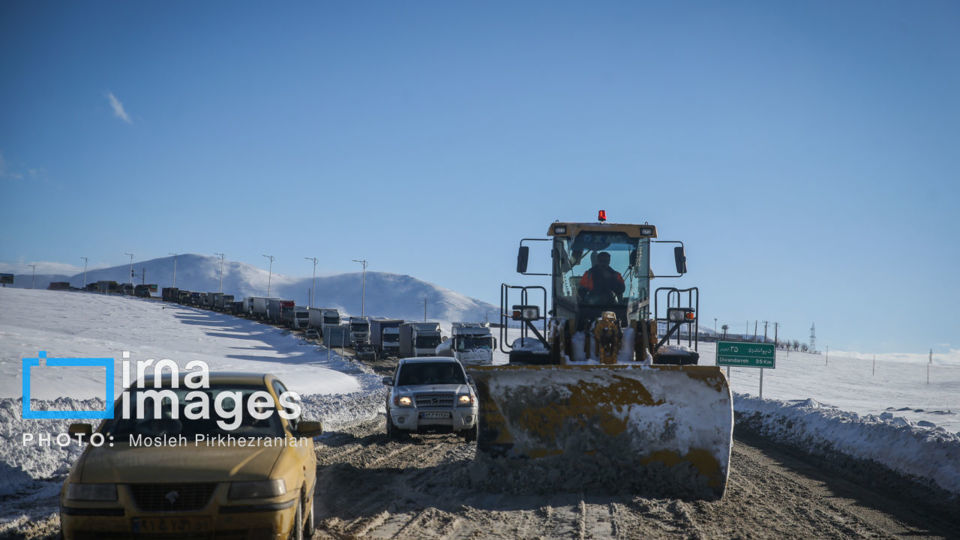 برف و کولاک در کردستان