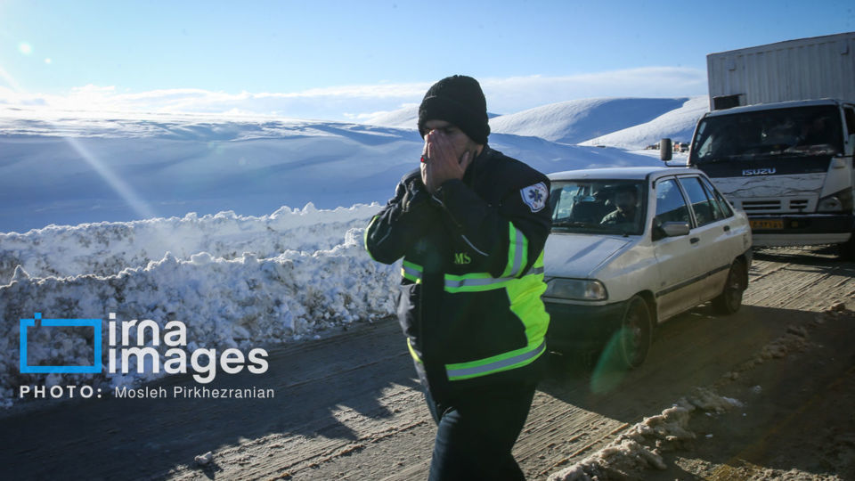 برف و کولاک در کردستان