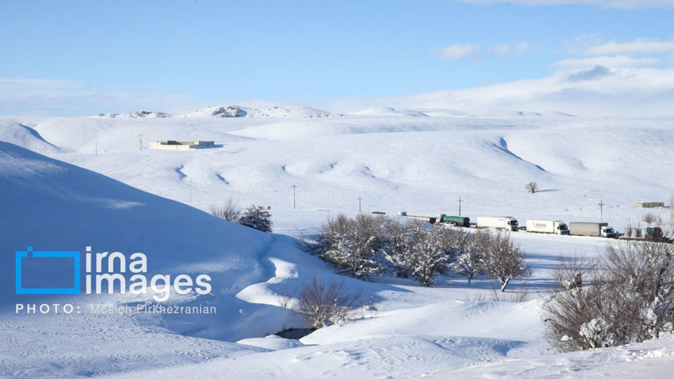برف و کولاک در کردستان