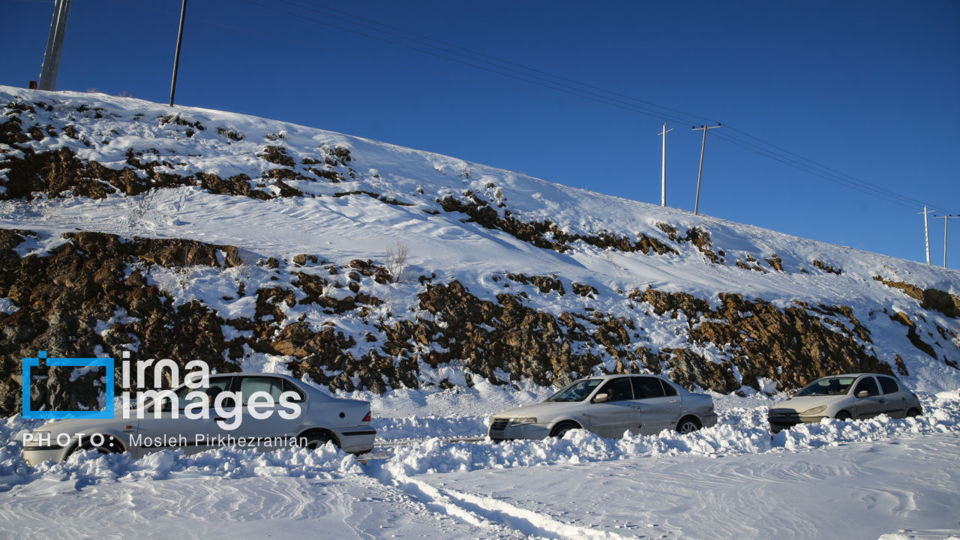 برف و کولاک در کردستان