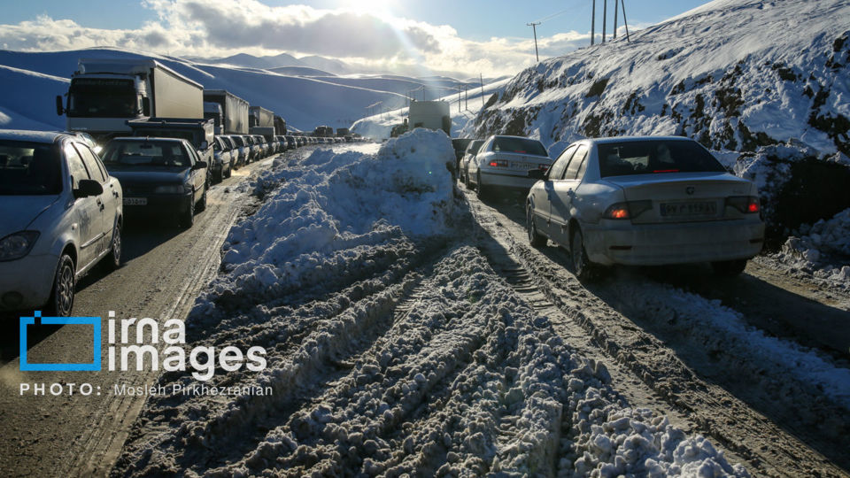 برف و کولاک در کردستان