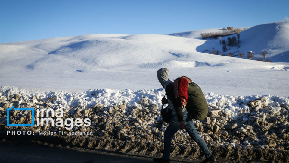 برف و کولاک در کردستان