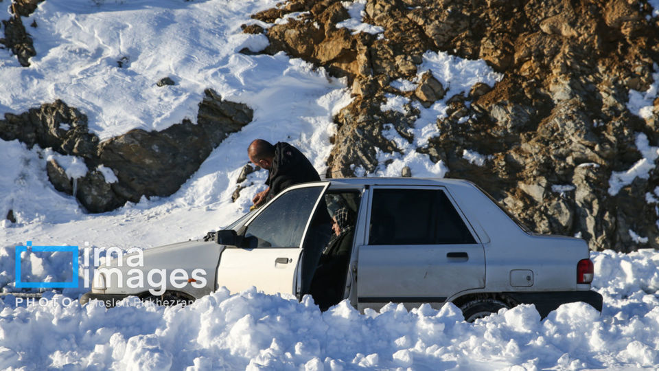 برف و کولاک در کردستان