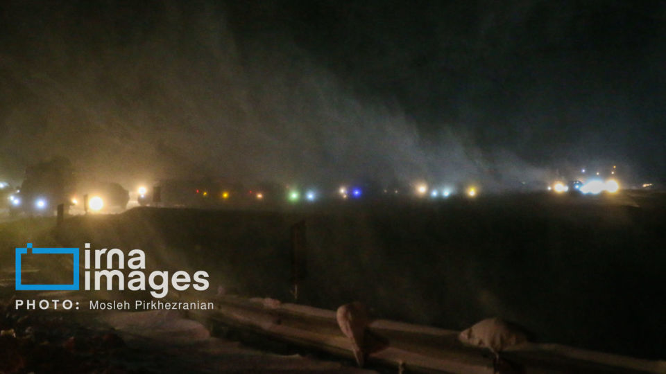 برف و کولاک در کردستان