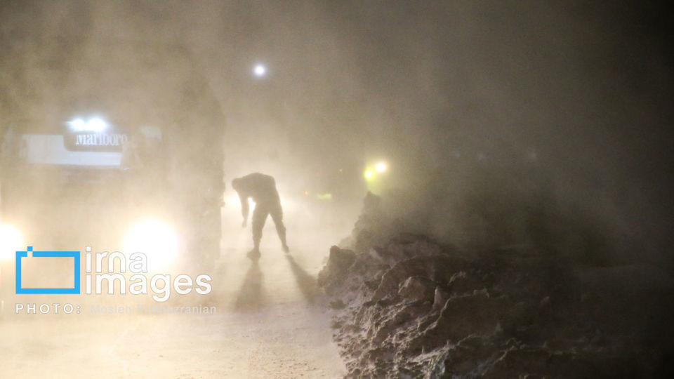 برف و کولاک در کردستان