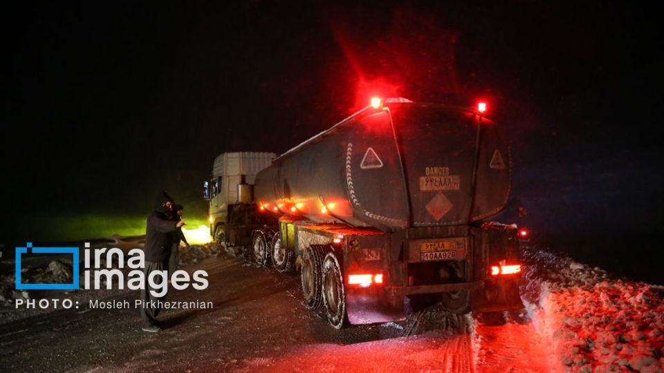 برف و کولاک در کردستان