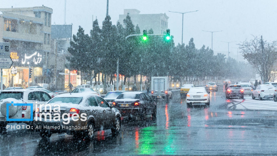 تن‌پوش سفید زمستان بر تن تبریز