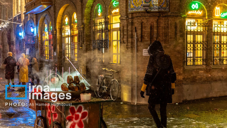 تن‌پوش سفید زمستان بر تن تبریز