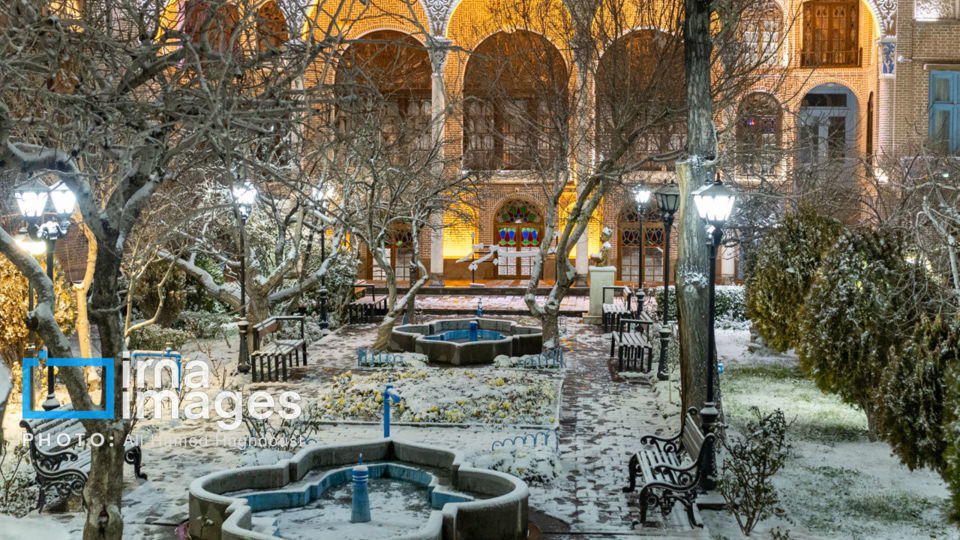 تن‌پوش سفید زمستان بر تن تبریز