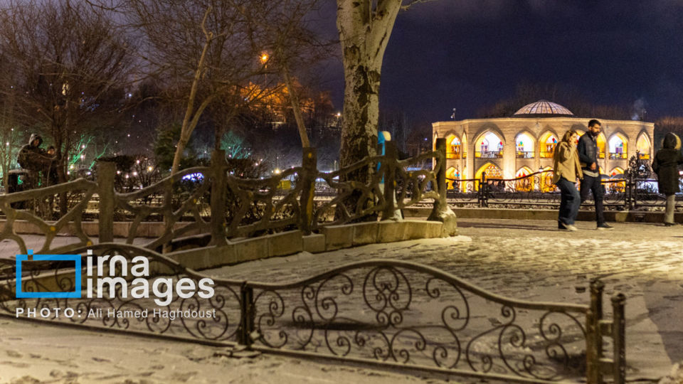 تن‌پوش سفید زمستان بر تن تبریز