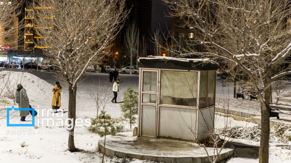 تن‌پوش سفید زمستان بر تن تبریز