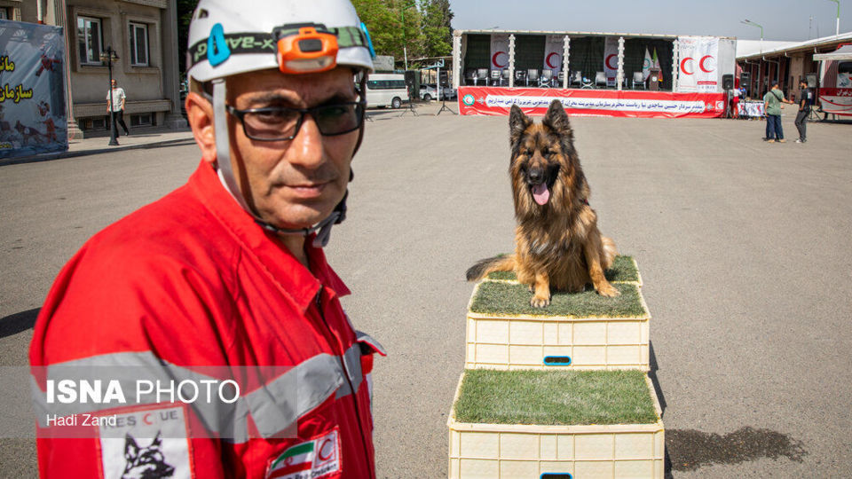 مانور سازمان امداد و نجات و مدیرت بحران