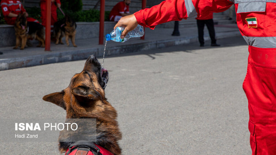 مانور سازمان امداد و نجات و مدیرت بحران