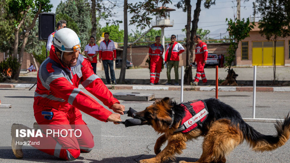 مانور سازمان امداد و نجات و مدیرت بحران