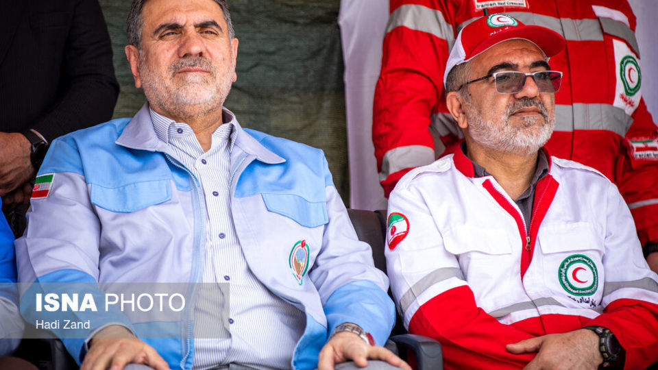 مانور سازمان امداد و نجات و مدیرت بحران