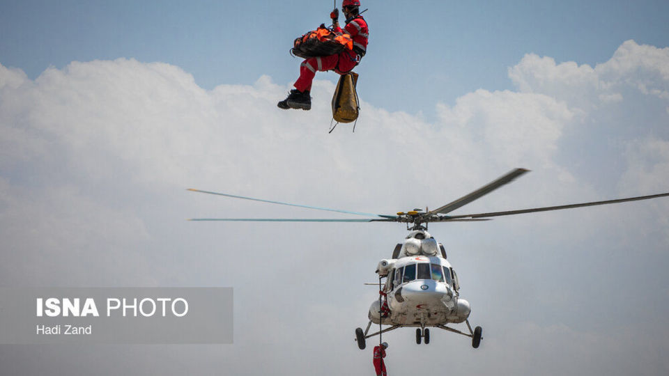 مانور سازمان امداد و نجات و مدیرت بحران