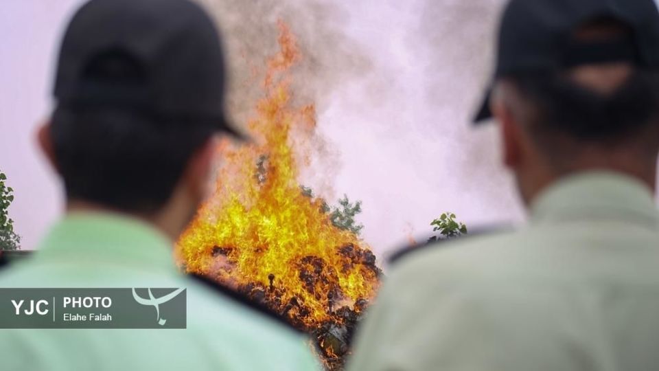  امحای یک تن مواد مخدر در رشت