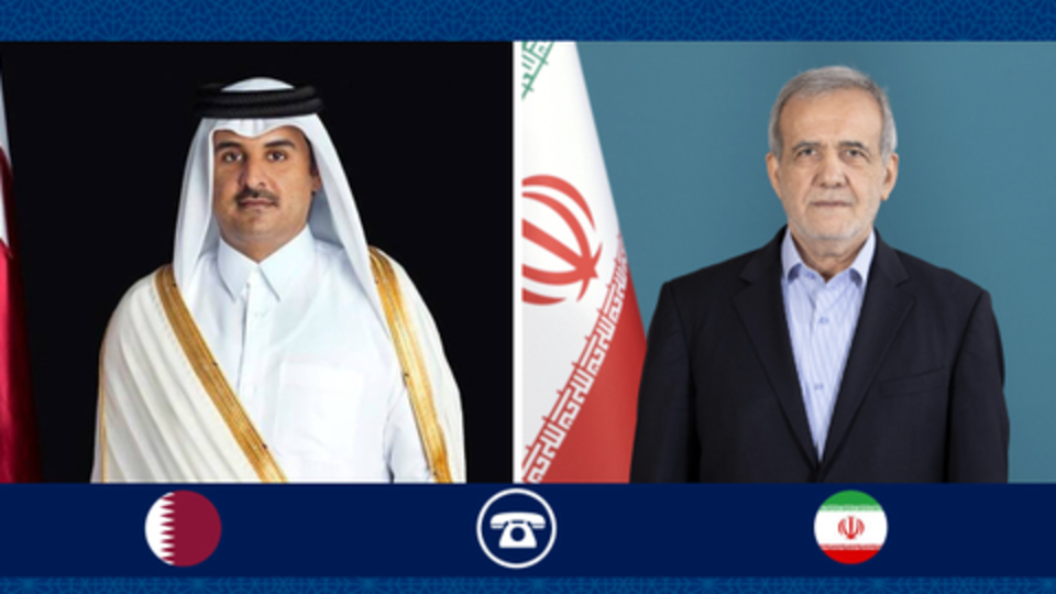 پزشکیان به امیر قطر: مردم ایران از حقوق مشروع خود دفاع میکنند پزشکیان به امیر قطر: مردم ایران از حقوق مشروع خود دفاع میکنند