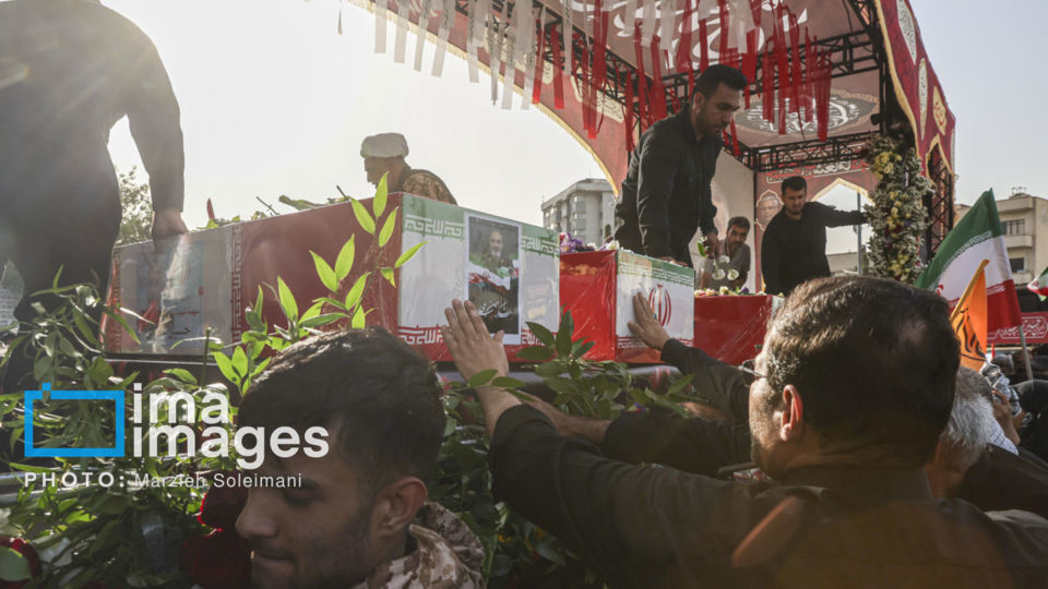 تشییع شهدای اقتدار در تهران