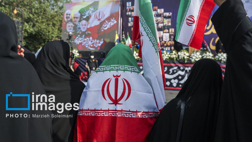 تشییع شهدای اقتدار در تهران