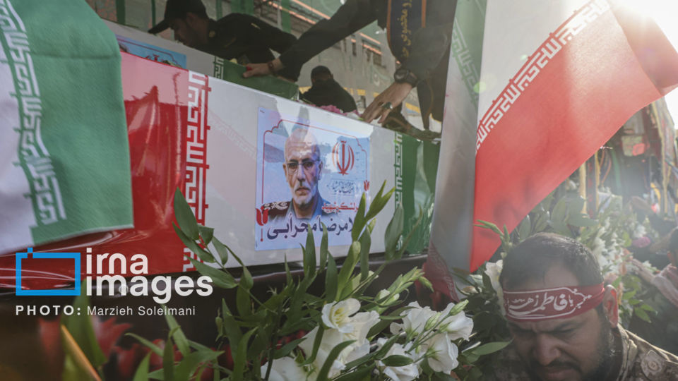 تشییع شهدای اقتدار در تهران