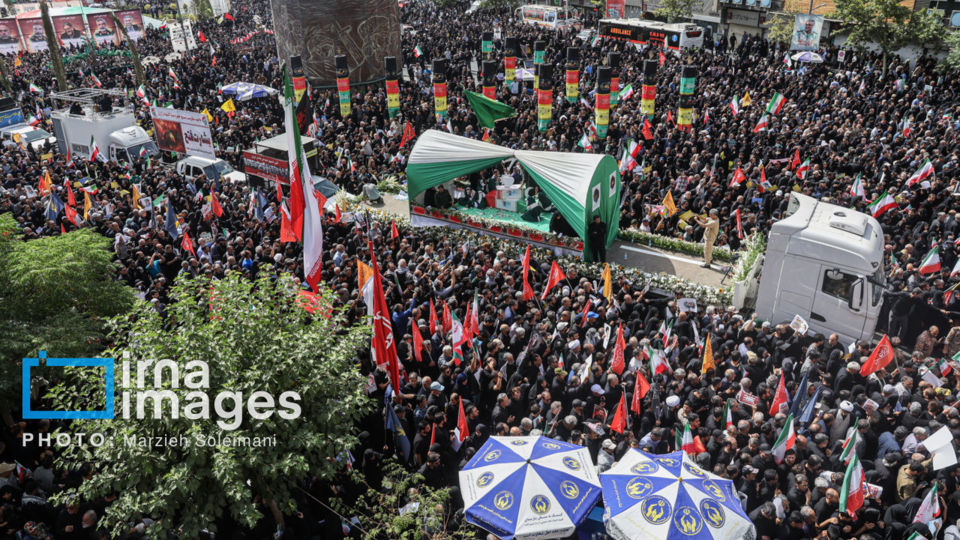 تشییع شهدای اقتدار در تهران