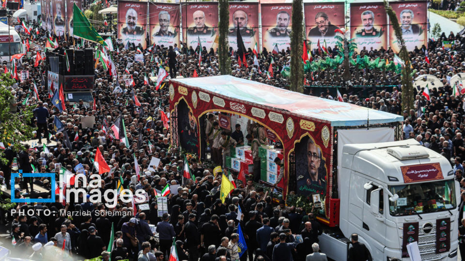 تشییع شهدای اقتدار در تهران