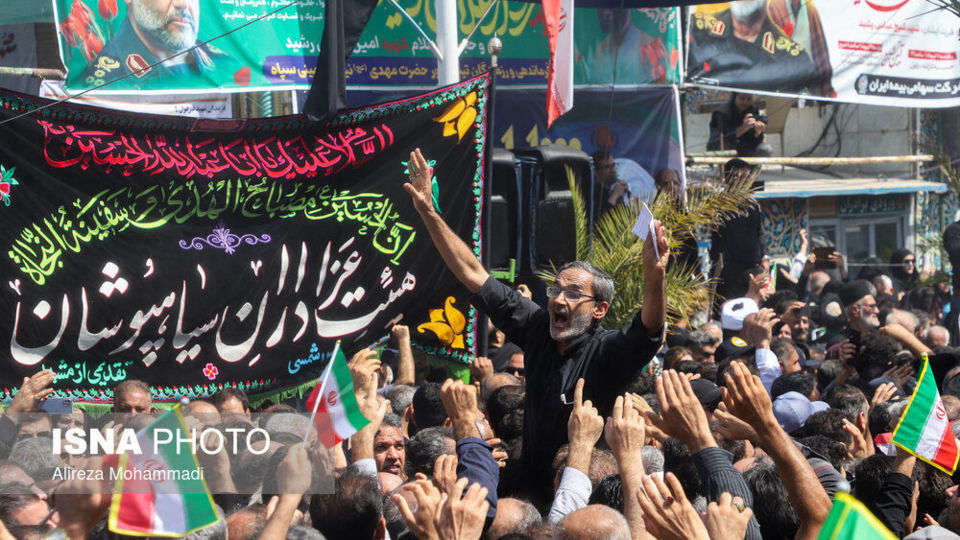 تشییع پیکر شهید سردار «غلامعلی رشید» در دزفول