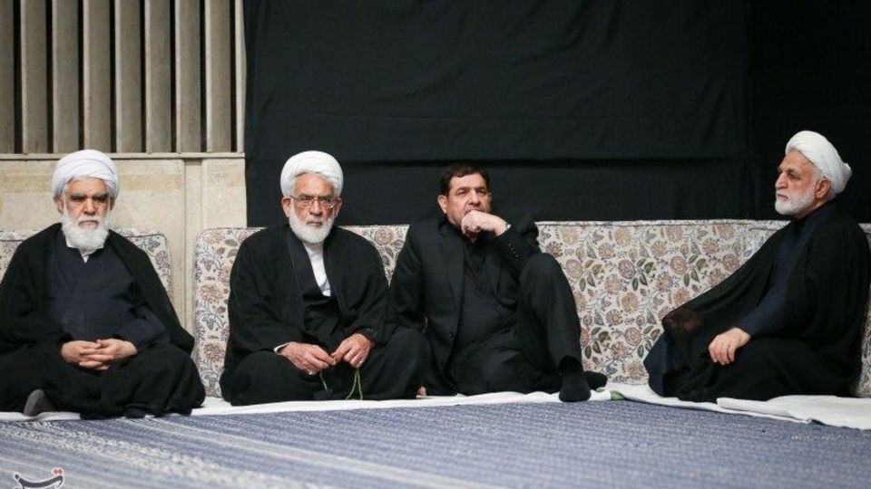  مراسم عزاداری شب تاسوعای حسینی (ع) در حسینیه امام خمینی (ره) 