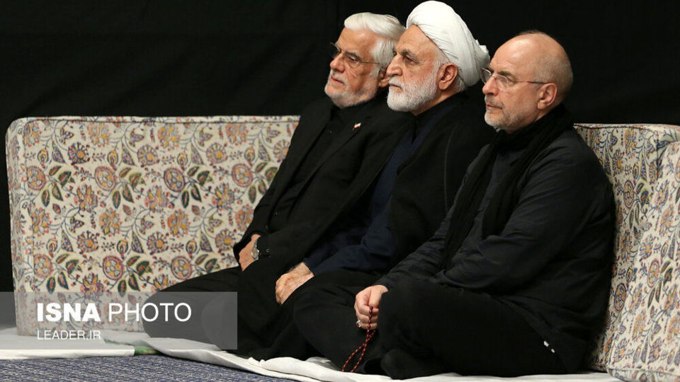 مراسم عزادارای شب عاشورای حسینی با حضور رهبر انقلاب