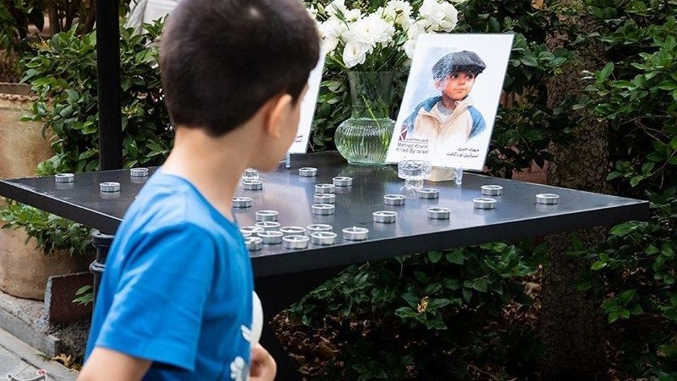 یادبود شهدای کودک جنگ ۱۲ روزه
