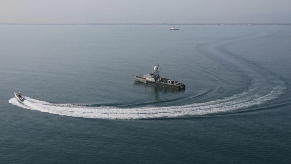 ورود شناور نیروی دریایی فدراتیو روسیه به منطقه عمومی رزمایش خزر