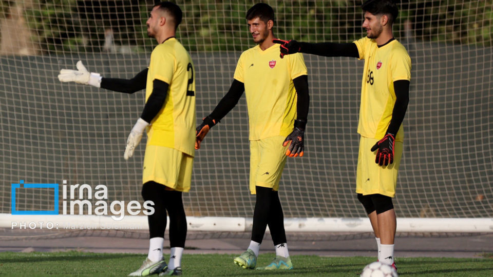 تمرین تیم فوتبال پرسپولیس