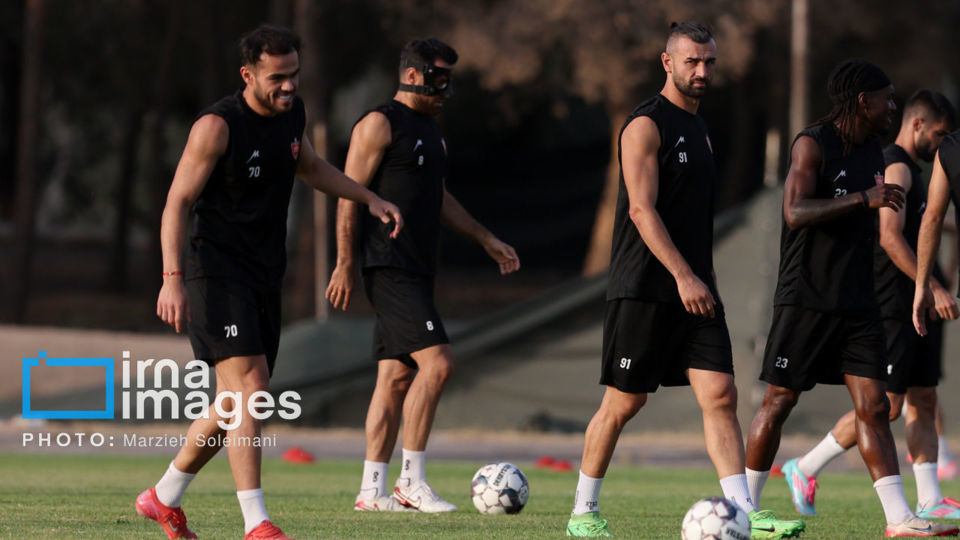 تمرین تیم فوتبال پرسپولیس